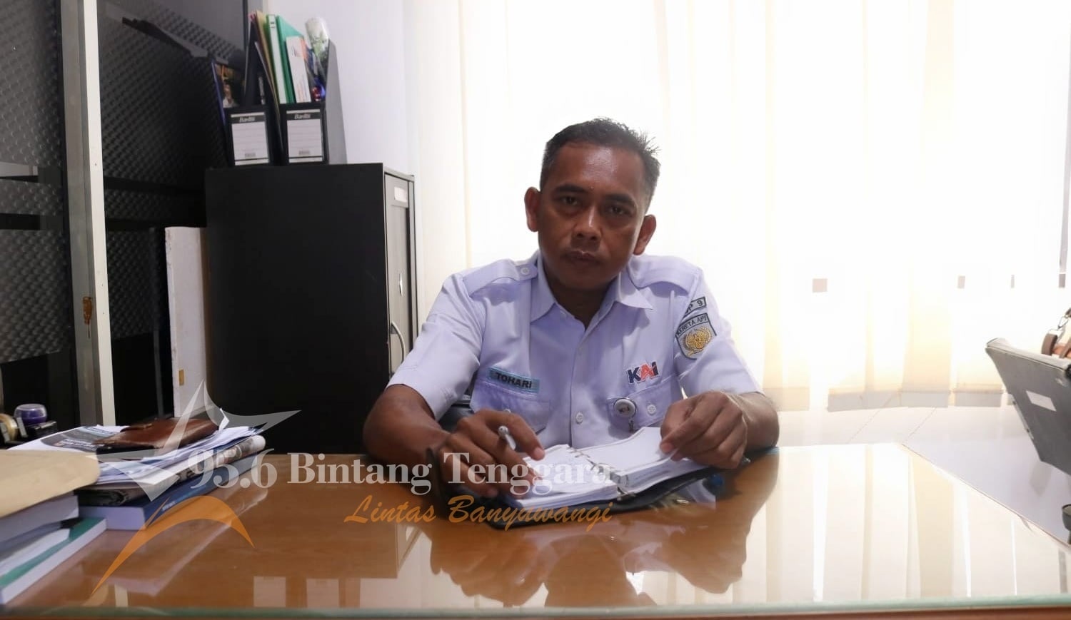 Tohari, Pelaksana Harian (Plh) Humas PT KAI Daops 9 Jember. (Foto. Fareh Hariyanto - RBT)